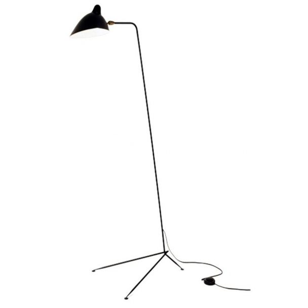 Step into Design F8701 Lampa podłogowa CRANE-F1 czarna 160 cm