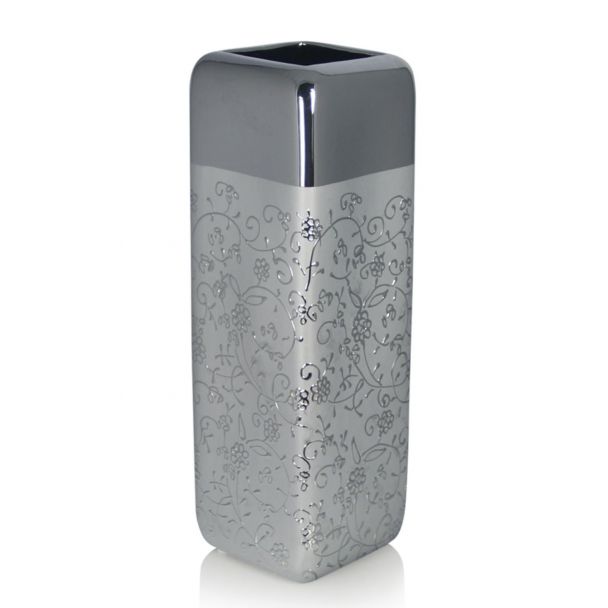 Artehome A9096-A Elegancki srebrny wazon 45 cm