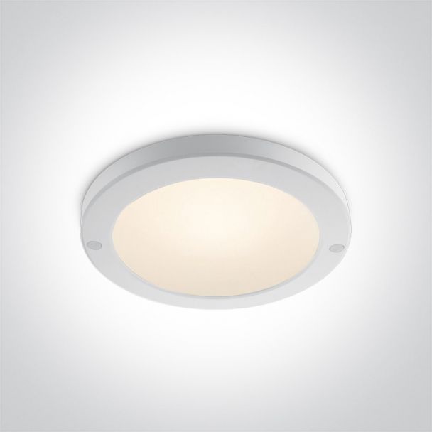 ONE LIGHT 62018F/W/W Doliana biały plafon LED IP40 3000K 18W
