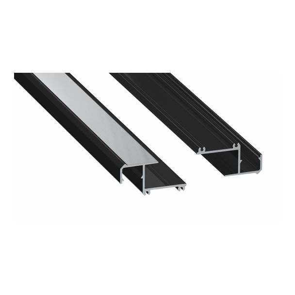 LED LABS 10-0415-10 Profil LUMINES typ IPA16 czarny lakierowany 1 m