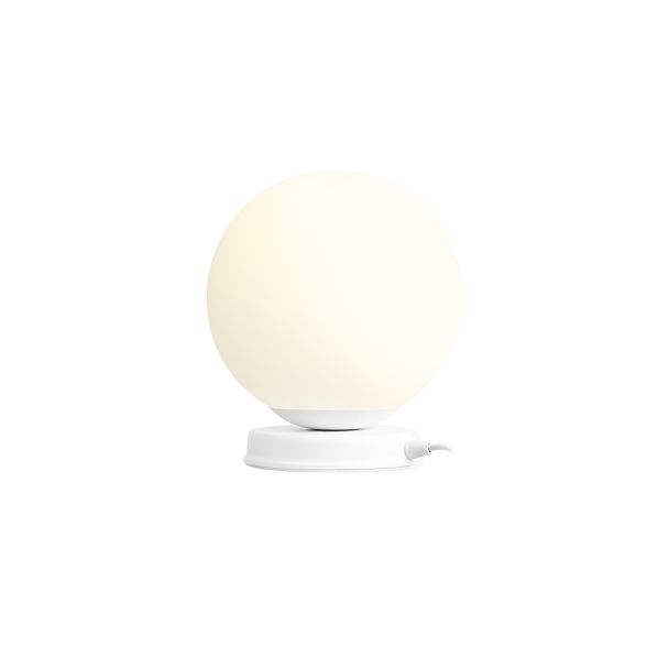 ALDEX 1076B_M  LAMPKA BIURKOWA BALL WHITE M