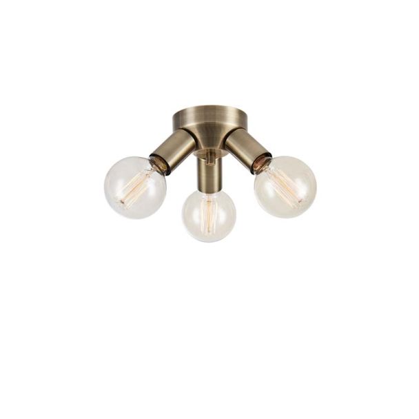 MARKSLOJD 108550 MAZZO lampa sufitowa 3L Antique Brass