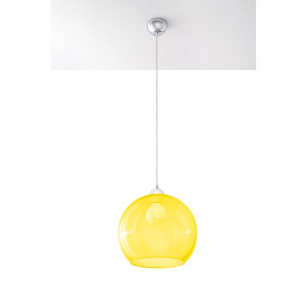 SOLLUX Lampa wisząca BALL żółta SL.0252