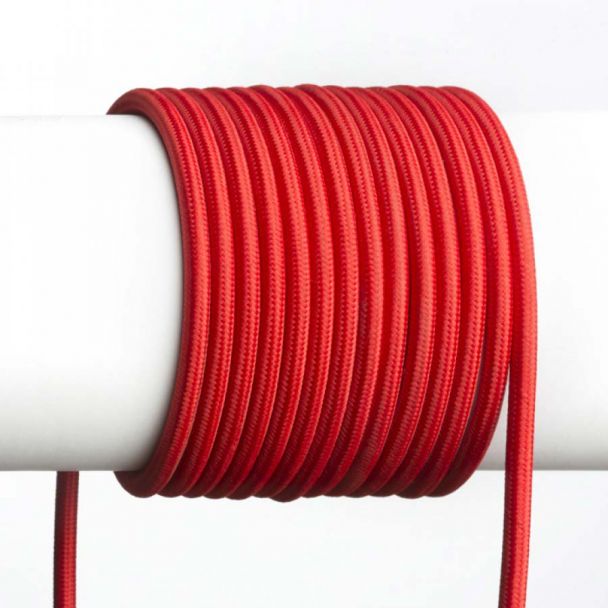 RENDL R12224 FIT kabel tekstylny 3x0,75 1bm czerwona