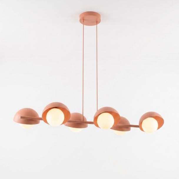 EMIBIG 1834/8 BOOM 6 CORAL Lampa wisząca