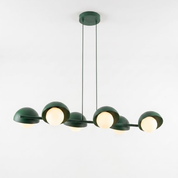EMIBIG 1835/8 BOOM 6 OLIVE GREEN Lampa wisząca