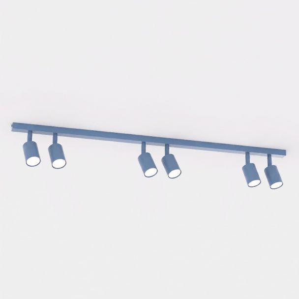 EMIBIG 1836/6 FLASH 6 DUSTY BLUE Lampa sufitowa