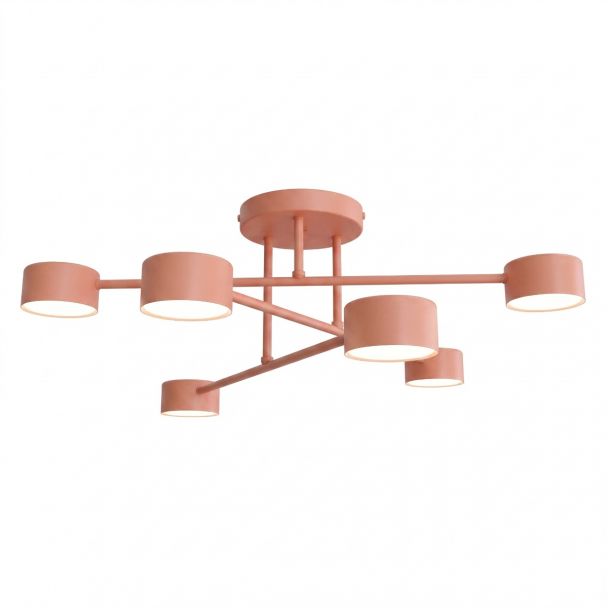 EMIBIG 1840/6 HALO 6 CORAL Lampa sufitowa