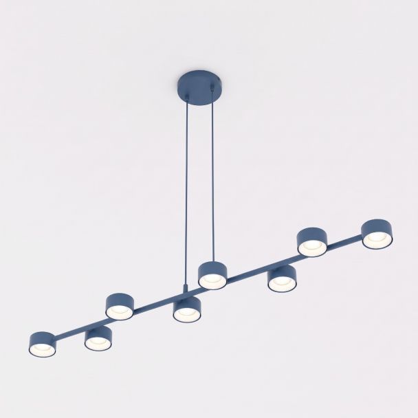EMIBIG 1842/8 MEGARA 8 DUSTY BLUE Lampa wisząca