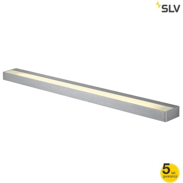 SLV 151796 SEDO LED 21 lampa ścienna, kwadrat aluminium szczotkowane, szkło matowe