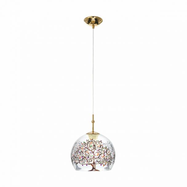 KOLARZ 0392.31S.3.AL.MT LUNA lampa wisząca złoto 24K