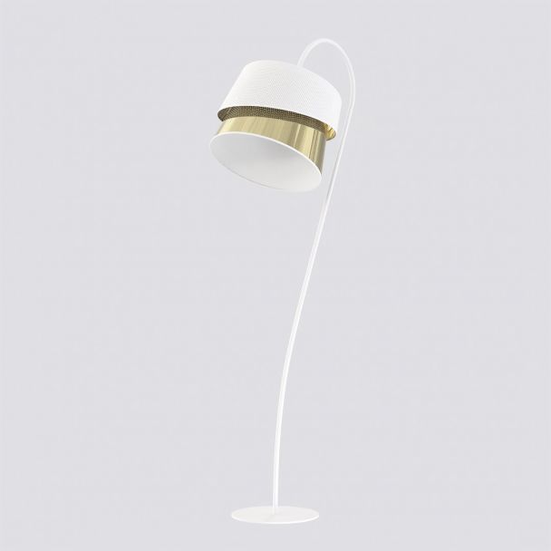 EMIBIG 1710/LP1 CANVA LP1 WHITE GOLD Lampa podłogowa