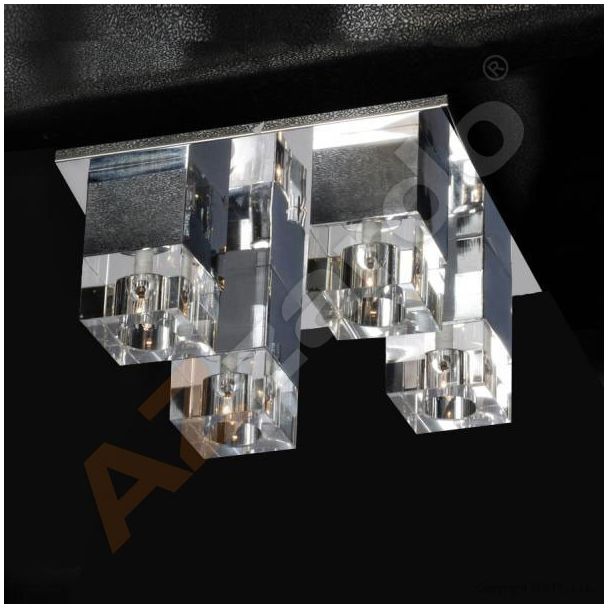 AZZARDO MX8515-4-CH-CL / AZ0178 Box 4 Lampa sufitowa