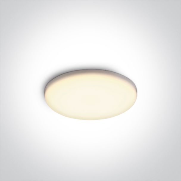 ONE LIGHT 10108CF/W Kilinia 2 biała bezramowa oprawa typu downlight LED IP65 3000K 8W