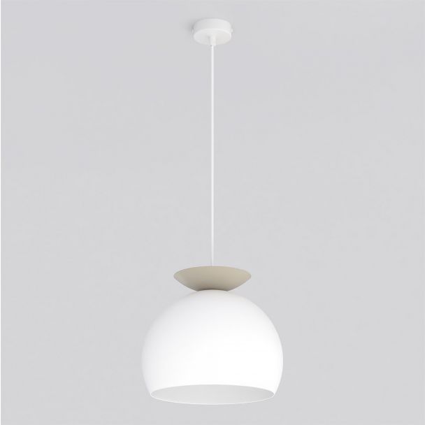 EMIBIG 1757/1 GEO 1 WHITE MOKKA Lampa wisząca