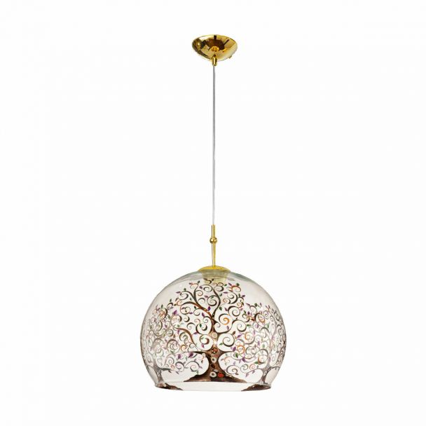 KOLARZ 0392.31L.3.AL.MT LUNA lampa wisząca złoto 24K