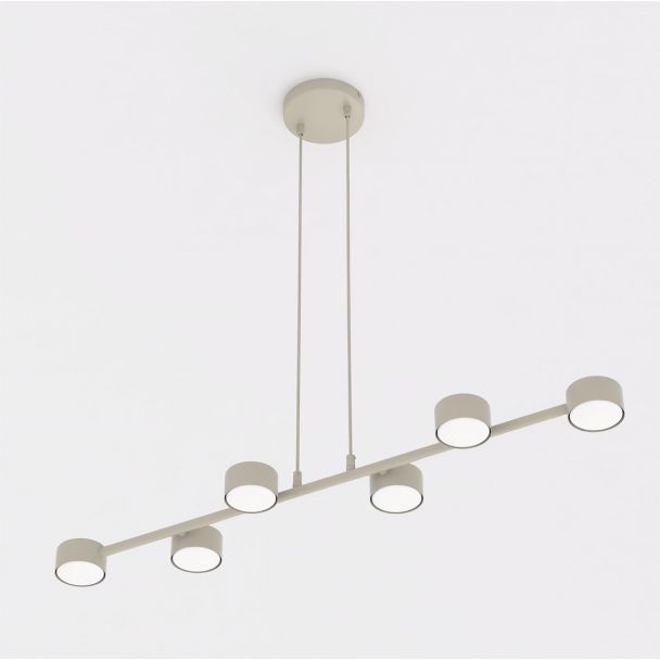 EMIBIG 1707/6 MEGARA 6 MOKKA Lampa wisząca