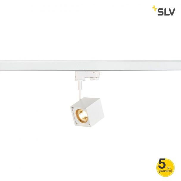SLV 152321 ALTRA DICE SPOT kwadratowa biały GU10 max. 50W wraz z adapterem 3-fazowym oprawa 3-fazowy