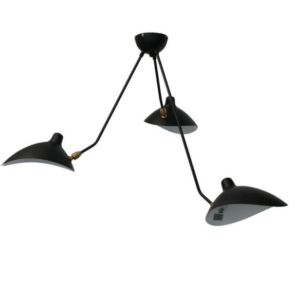 Step into design P8703 Lampa wisząca CRANE-3P czarna
