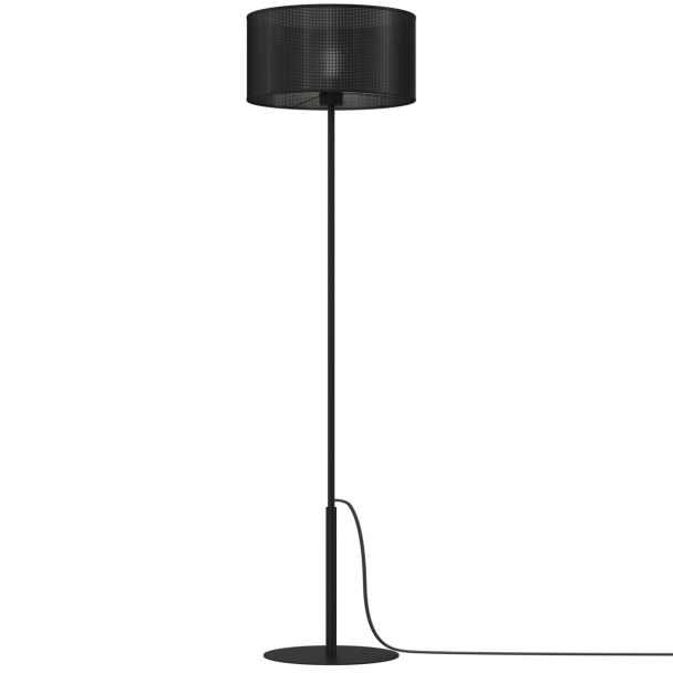 LUMINEX 5244 oprawa przenośna Loft shade lampa podłogowa czarny