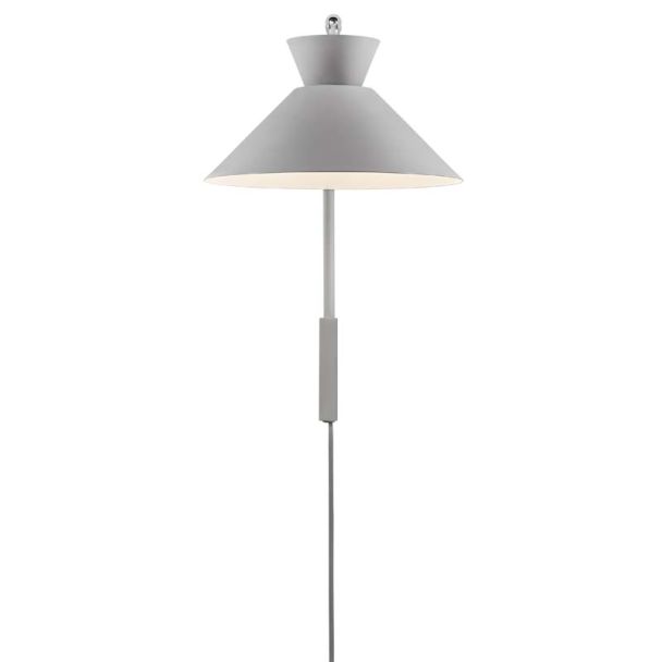Nordlux 2213371010 Lampa ścienna DIAL E27 40W Metal Szary
