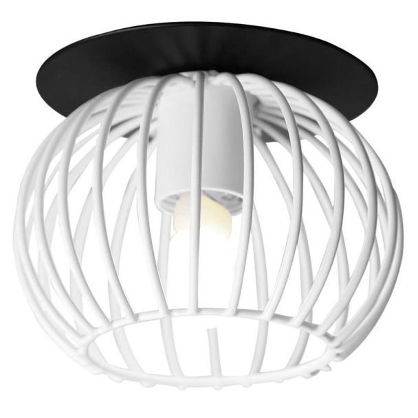 CANDELLUX 2284170 OPRAWA STROPOWA SK-93 BK/WH G9 40W 230V DEKORACYJNA ZŁOTO CZARNY