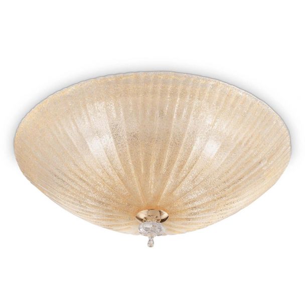 IDEAL LUX SHELL PL3 AMBRA 140179