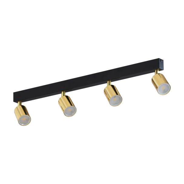 TK-LIGHTING 4521 HURON GOLD LAMPA SUFITOWA  4 PŁ