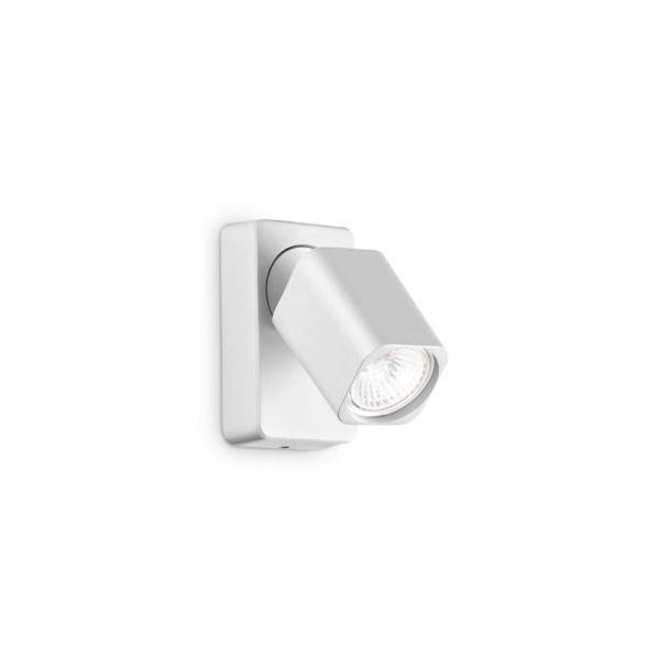 IDEAL LUX 294766 RUDY AP1 SQUARE BIANCO KINKIET biały