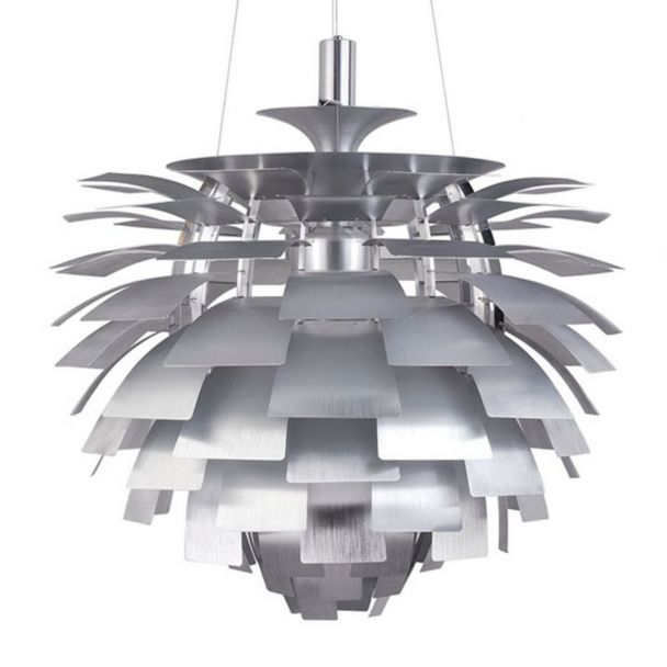 Step into Design ST-9021S silver Lampa wisząca ARCHI srebrna 48 cm