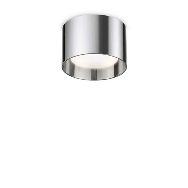 IDEAL LUX 310886 SPIKE PL1 ROUND CROMO LAMPA SUFITOWA chrom