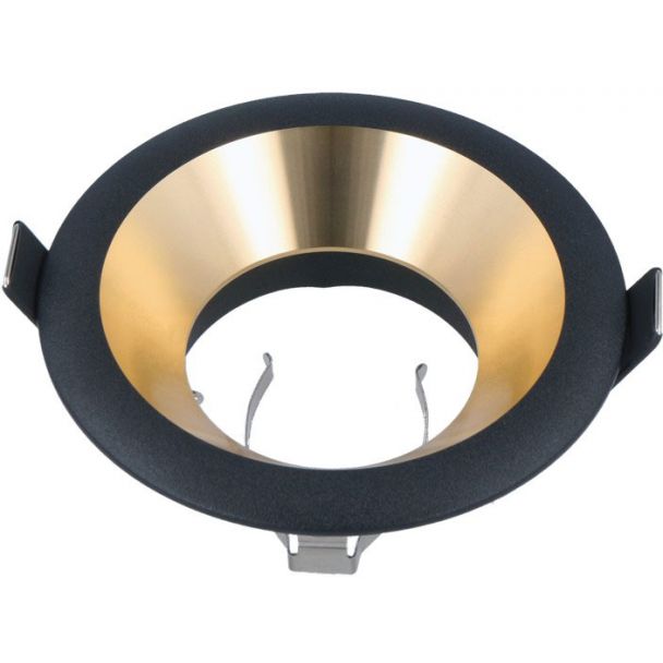 LED line 241321 Oprawa aluminiowa okrągła czarno-złota OLTIKA
