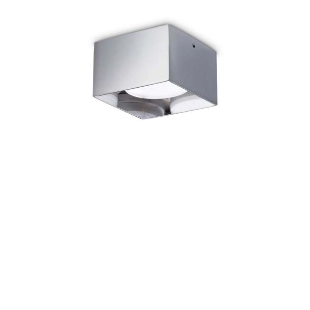 IDEAL LUX 328799 SPIKE PL1 SQUARE CROMO LAMPA SUFITOWA chrom