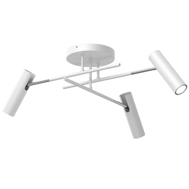 LUMINEX 330 plafon prosty Axion white/chrome 3xGU10