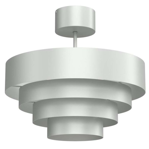 LUMINEX 3393 plafon Rings light grey 1xE27