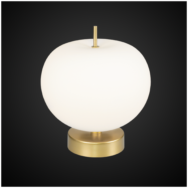 ALTAVOLA DESIGN LA058/T Ekskluzywna lampa LED stołowa złoto biała Apple T: