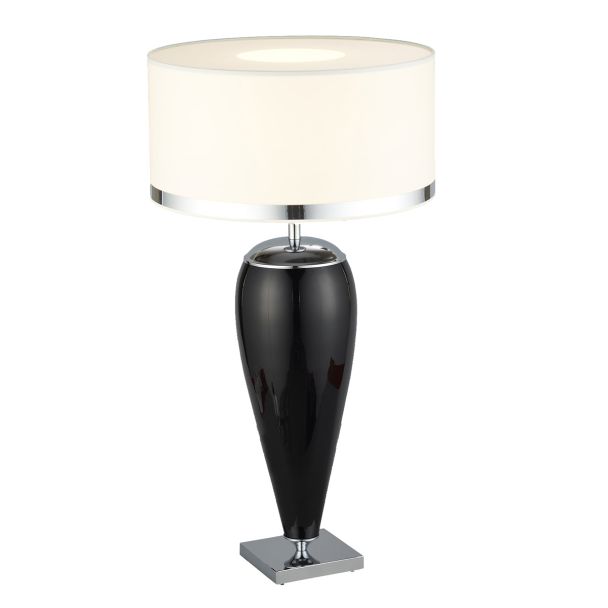ARGON 365 lampa stołowa 1 pł. biały,czarny,chrom