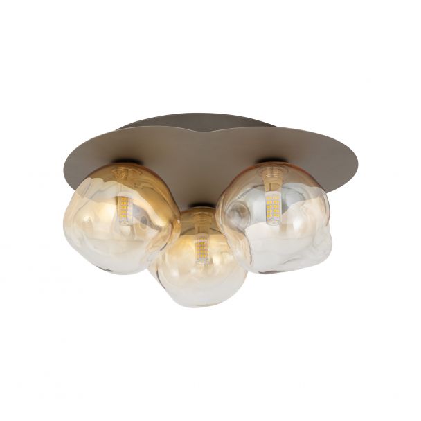 TK-LIGHTING 11453 LAVA NEW BROWN LAMPA SUFITOWA 3XG9