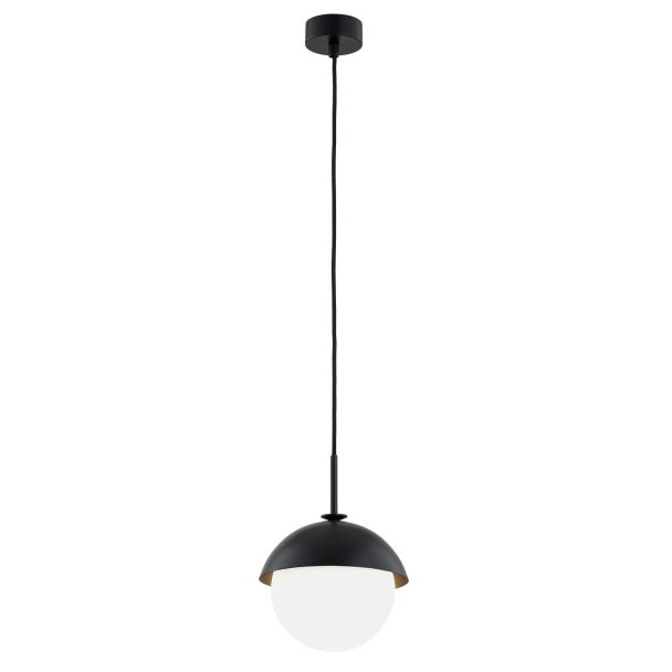 ARGON 8295 CAPPELLO lampa wisząca 1 pł. opal mat, czarny