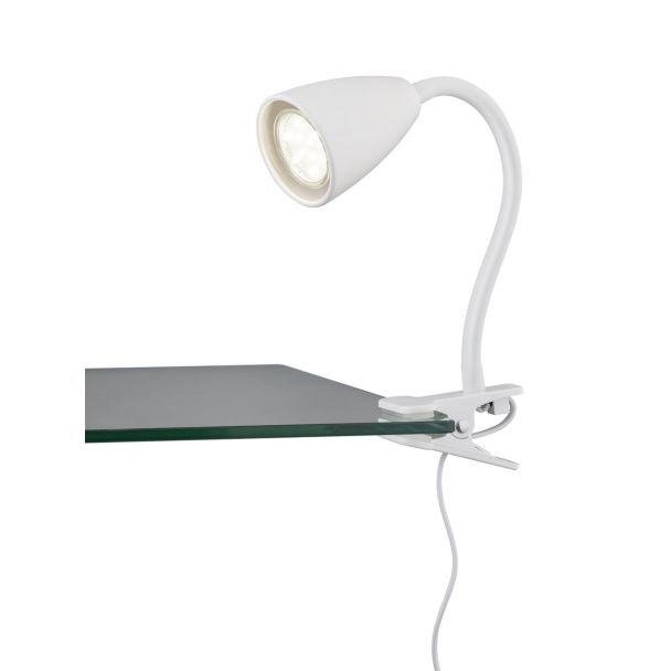 TRIO WANDA 202620131 lampa biurkowa biały