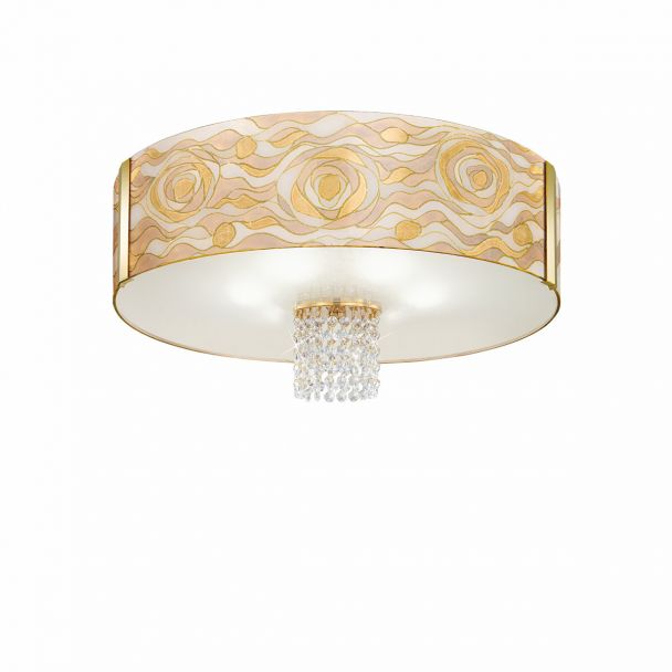 KOLARZ 0345.16.3.AQ.CH.OKPT EMOZIONE lampa sufitowa złoto 24K