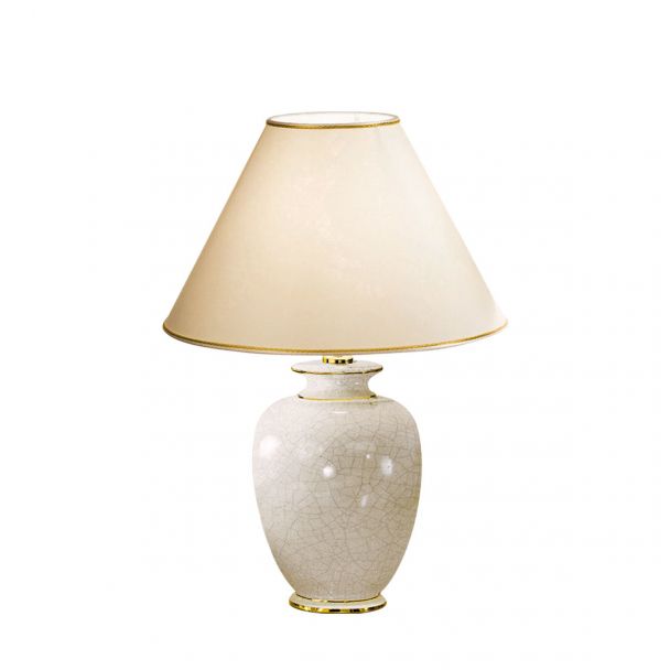 KOLARZ 0014.74.3 GIARDINO CRACLE lampa stołowa złoto 24K