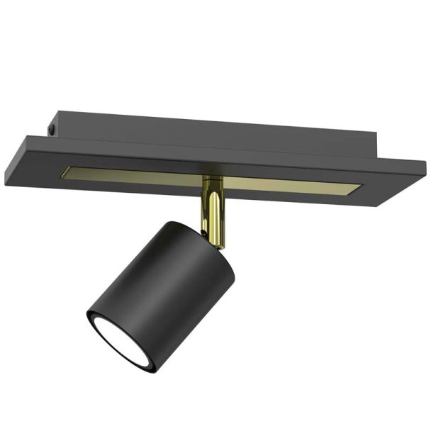 LUMINEX 409 spot Ordea black/gold 1xGU10