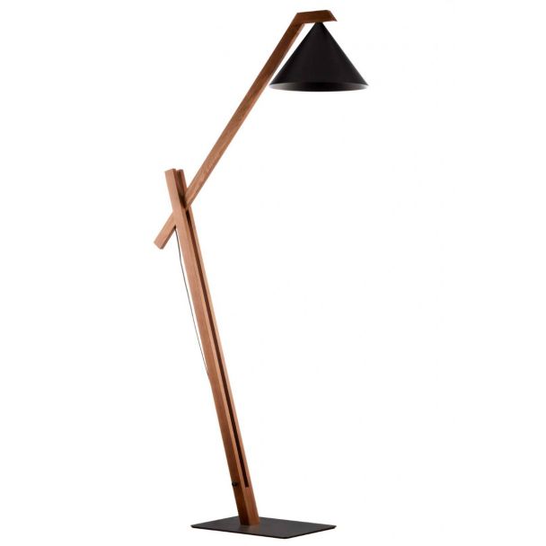 SIGMA 41632 DECO Lampa podłogowa czarny/ciemny brąz