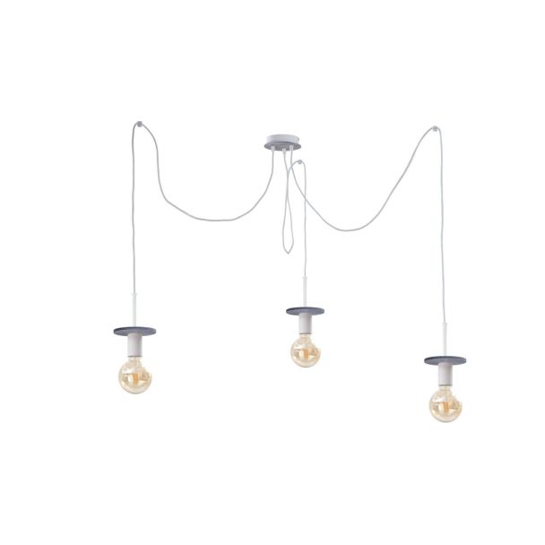 KETER 276 Lampa wisząca 3xE27 SATURN GREY