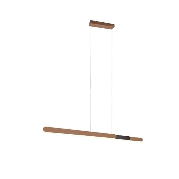 TRIO HELIOS 343310365 lampa wisząca brązowy