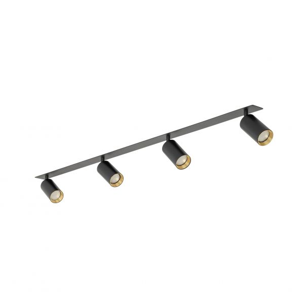 TK-LIGHTING 10809 AMIS BLACK4XGU10 PODTYNKOWY
