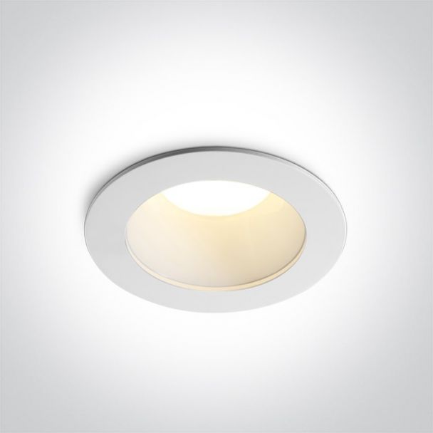 ONE LIGHT 10112ED/W/V Downlight biały LED 12W CCTV IP20 230V