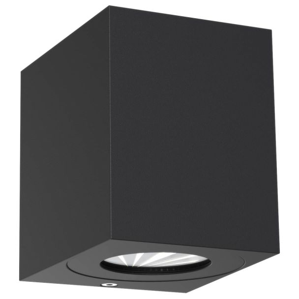 NORDLUX 49711203 Canto Kubi 2 | lampa ścienna | czarny