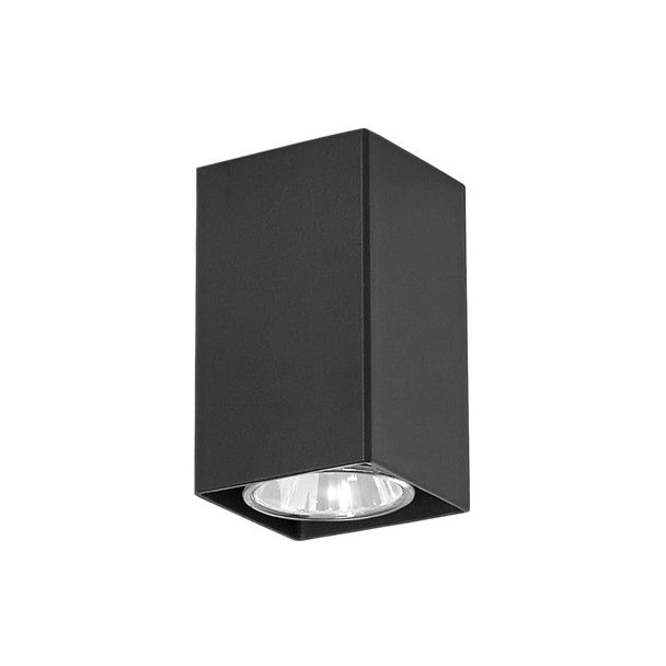 LAMPEX 499/G Lampa sufitowa Nero czarny
